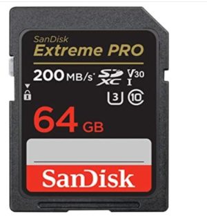 anDisk Tarjeta de memoria Extreme PRO SDXC UHS-I de 64 GB - C10, U3, V30, 4K UHD, tarjeta SD - SDSDXXU-064G-GN4IN